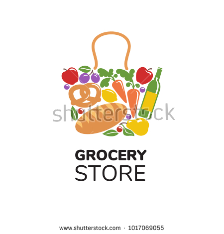 Grocery Bag Vector at GetDrawings | Free download