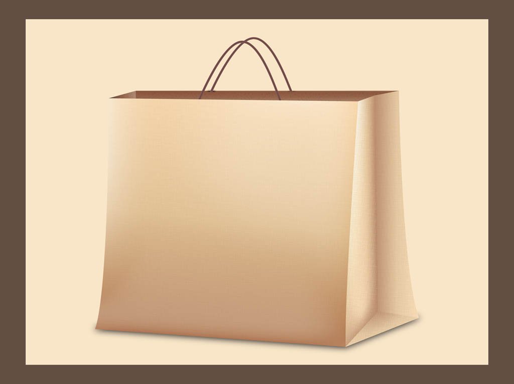 1024x765 Paper Bag Vector Vector Art Amp Graphics