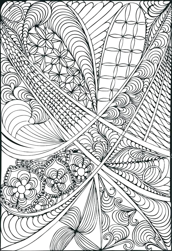 702x1024 Coloring Pages Abstract Book Books Floral Design Stock Vector For