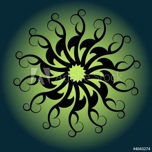 500x500 Abstract Groovy Vector Background Design