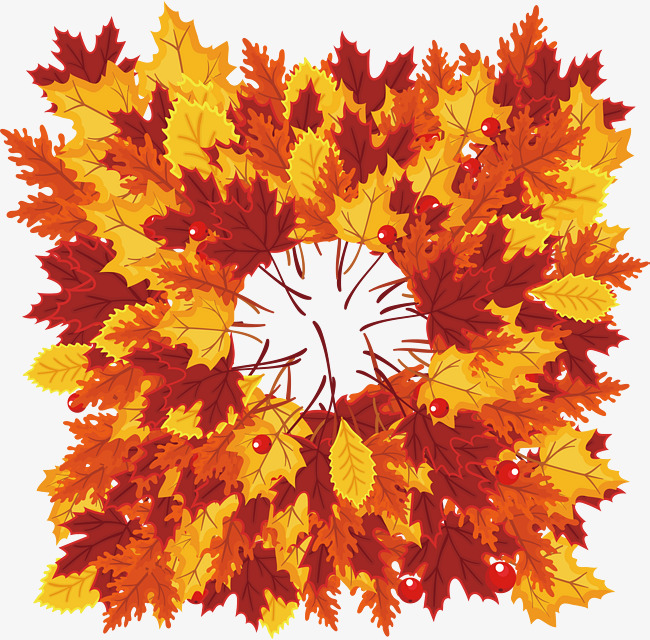 650x640 Maple Leaves Spread Over The Ground, Vector Png, Maple Leaves, Red