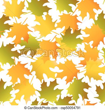 450x470 Vector Seamless Background A Lot Of Maple Autumn Leaves On The