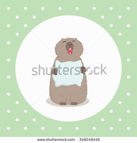 450x470 Groundhog. Vector Illustration. Can Be Used In Web Design, Printed