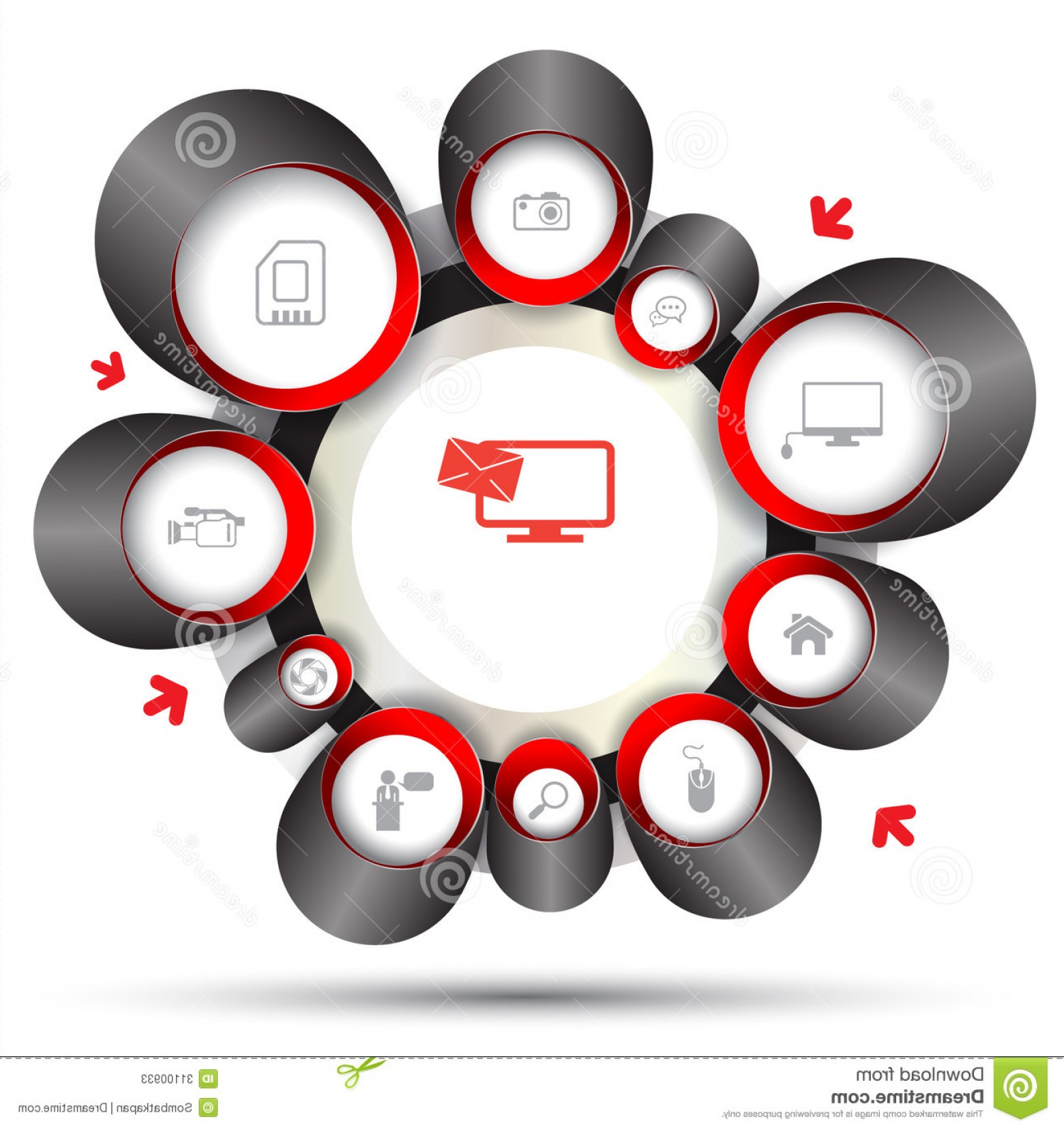 1560x1657 Stock Photos D Circle Group Concept Vector Business Concepts Icons