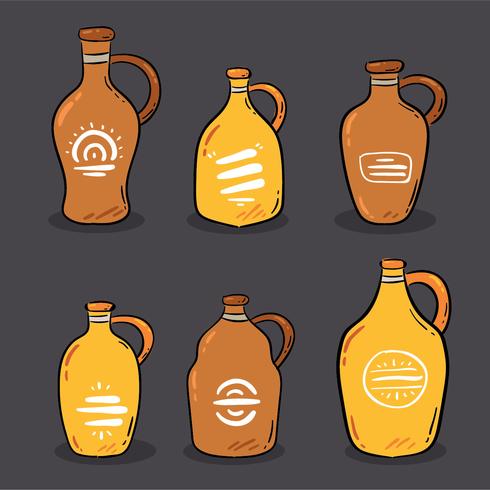 490x490 Hand Drawn Growler Vector