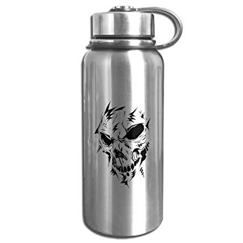 355x355 Futuristic Hi Tech Vector Skull Wide Mouth Space