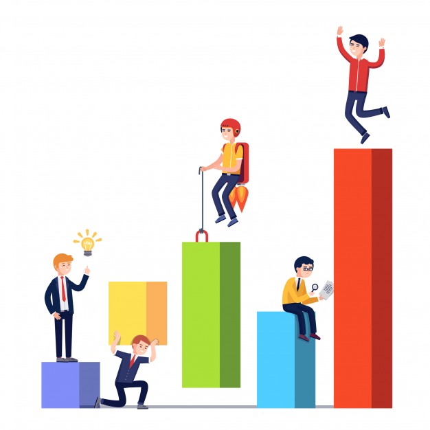 626x626 Stages Of Business Development And Growth Vector Free Download