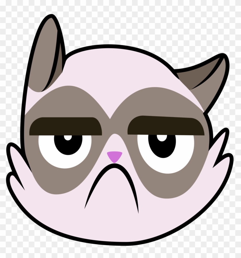 840x897 Free Clipart Grumpy Cat Vector Pencil And In Color