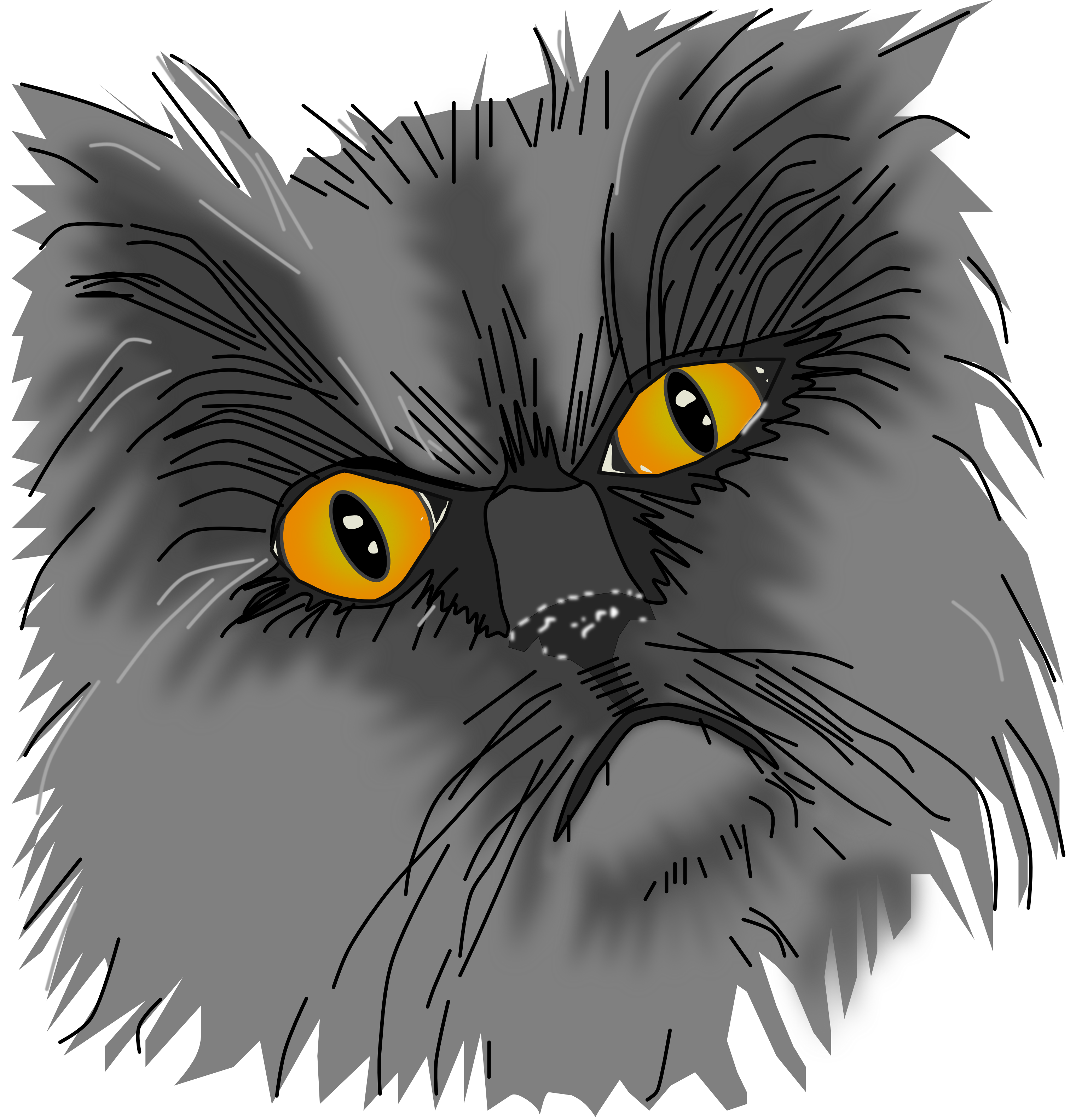 3025x3165 A Grumpy Cat Vector