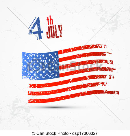 450x470 Independence Day, Grunge American Flag. Fourth Of July