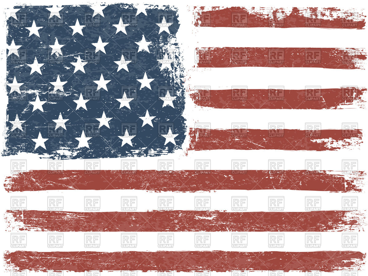 1200x900 American Flag Grunge Background Vector Image Vector Artwork Of