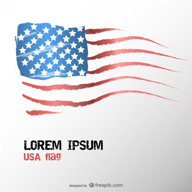 626x626 Grunge Usa Flag Vector Free Download