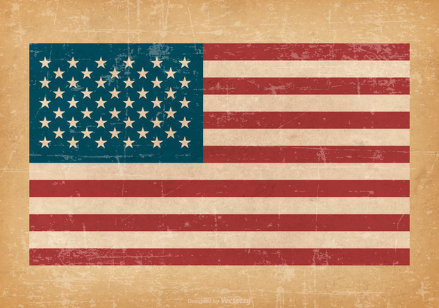632x443 American Flag On Grunge Background Free Vector Download 426547