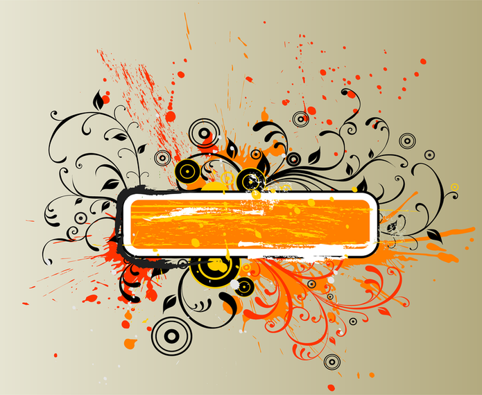 695x570 Grunge Banner Vector 2