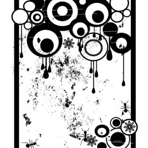 300x300 Grunge Circles Vector