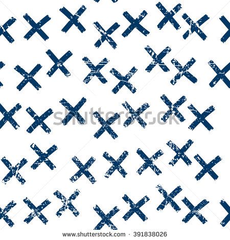 450x470 Pattern With Crosses. Vector Grunge Cross Background. Abstract