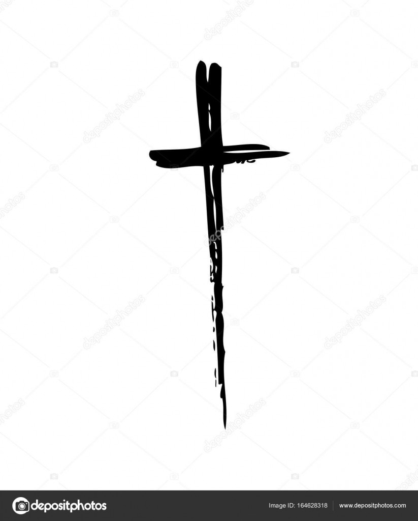 823x1024 Drawn Cross