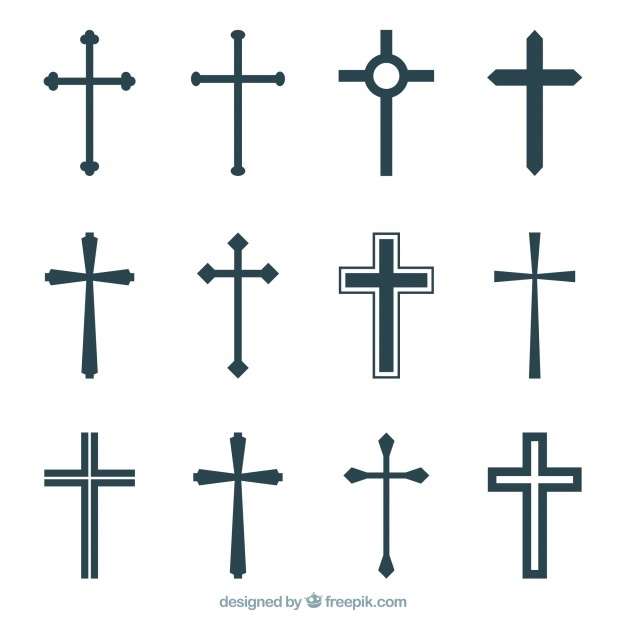 626x626 Drawn Cross Vector Free Download