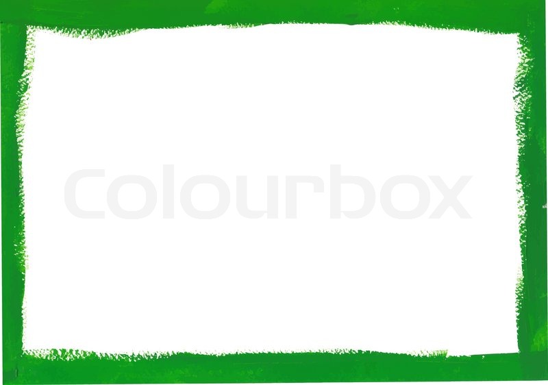 800x562 Green Grunge Frame Stock Vector Colourbox