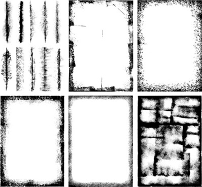 398x368 Grunge Border Frame Free Vector Download (10,436 Free Vector) For