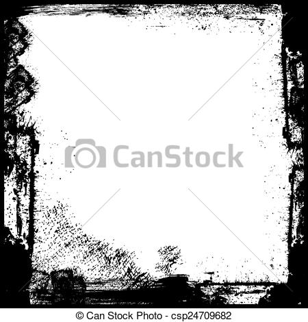 450x470 Rusty Grunge Frame. Abstract Grunge Splatter Dirty Paint Brush