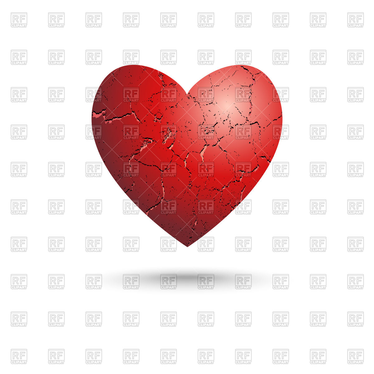 1200x1200 Grunge Heart Vector Image Vector Artwork Of Objects Dyha1965
