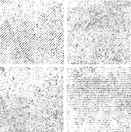 500x502 Black And White Grunge Pattern Vector 01 Free Download