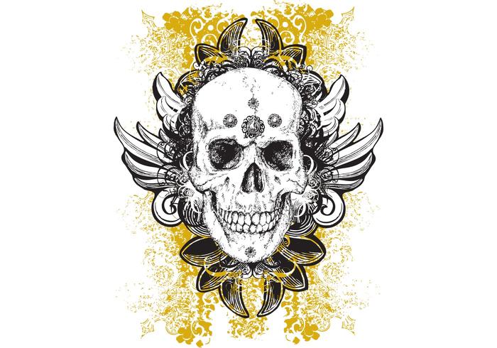 700x490 Grunge Skull