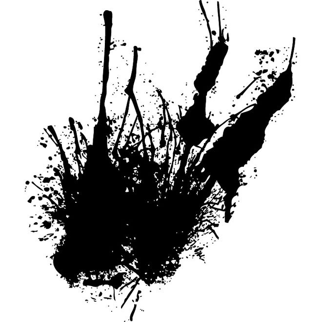 660x660 Grunge Splatter Free Vector 123freevectors