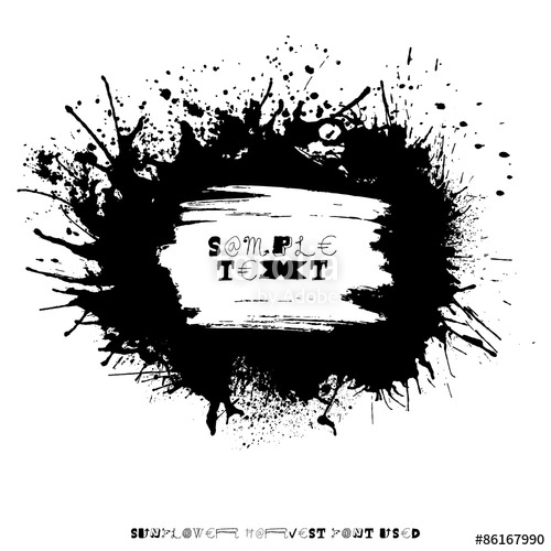 500x500 Grunge Splatter Card. Stock Image And Royalty Free Vector Files