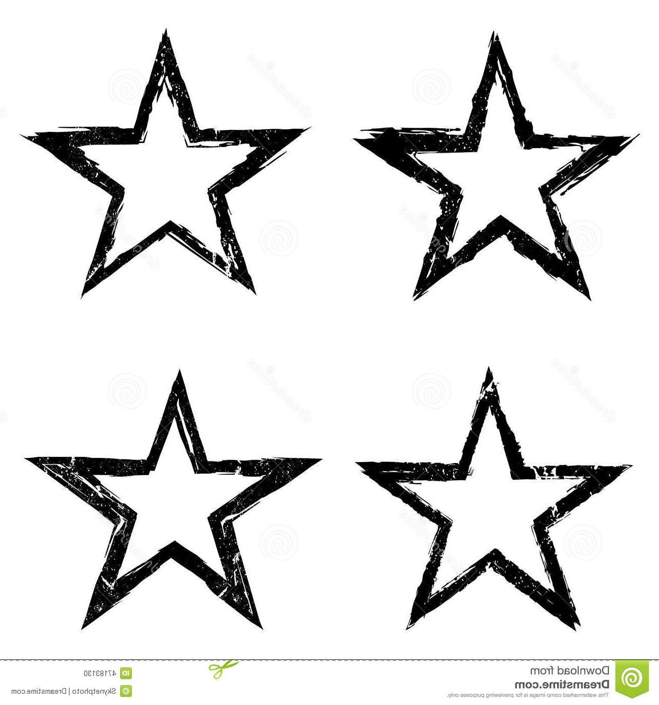 1300x1390 Best Free Grunge Star Background Textures Set Vector Eps File