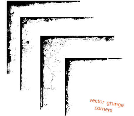 456x395 Free Vector Grunge Corner Designs Free Download Clipart And Vector