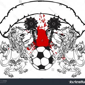 300x300 Gryphon Soccer Coat Arms Crest Vector Orangiausa
