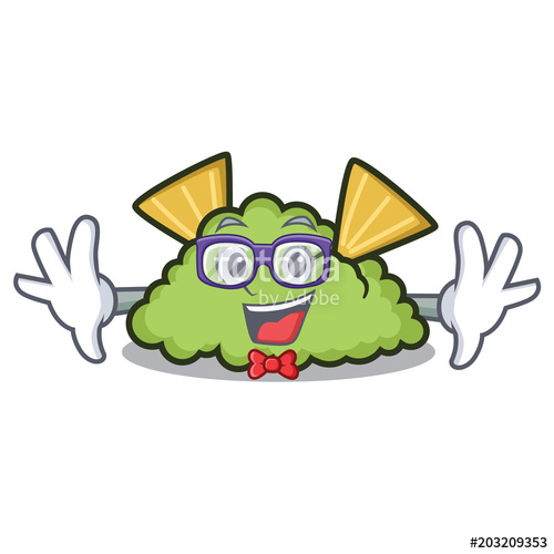500x500 Geek Guacamole Character Cartoon Style Stock Image And Royalty