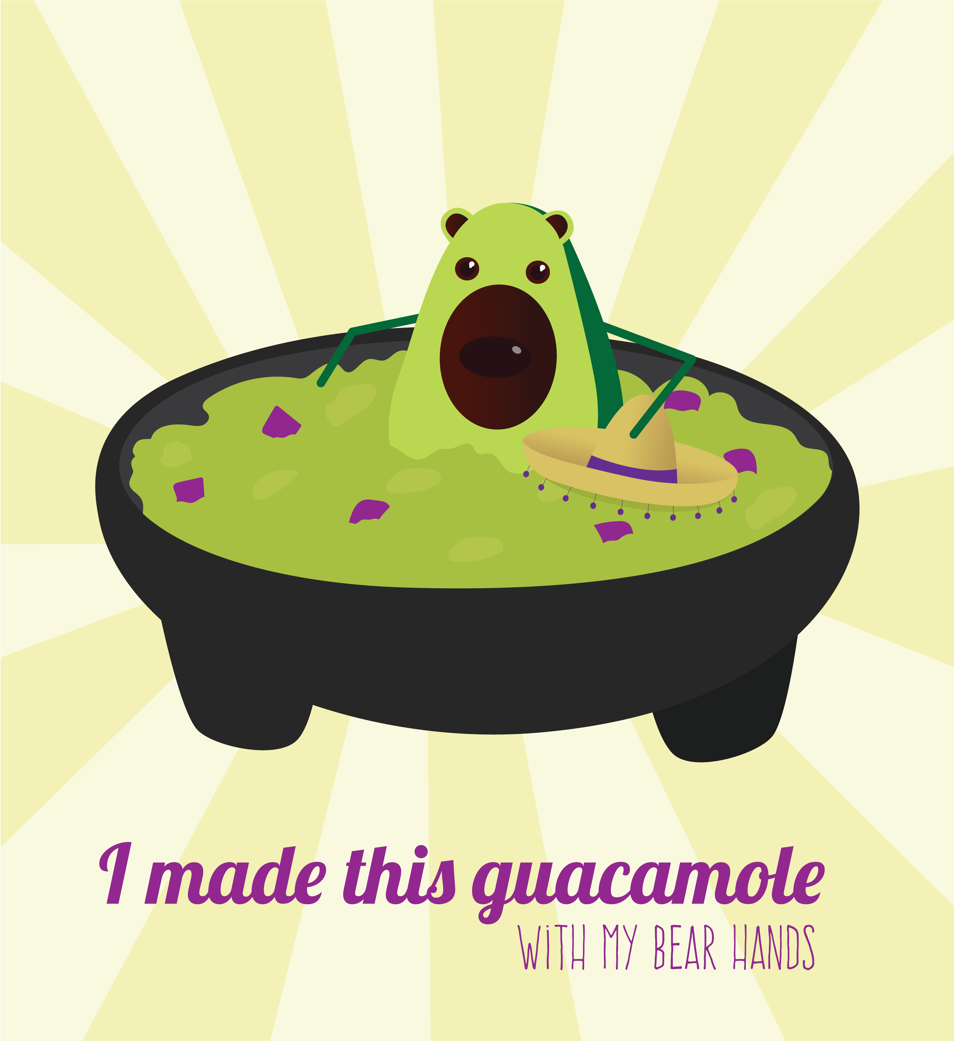 3067x3348 Guacamole Bear By Minotaurcupcake