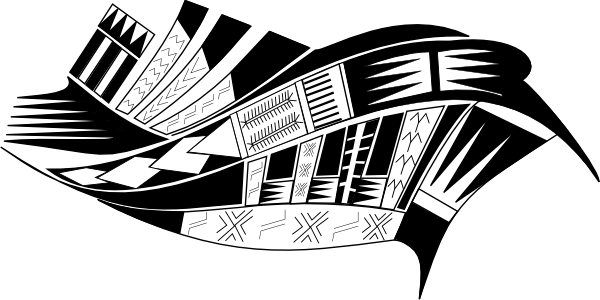 600x300 Guam Vector Black And White ~ Frames ~ Illustrations ~ Hd Images