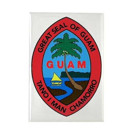 460x460 Island Of Guam Magnets