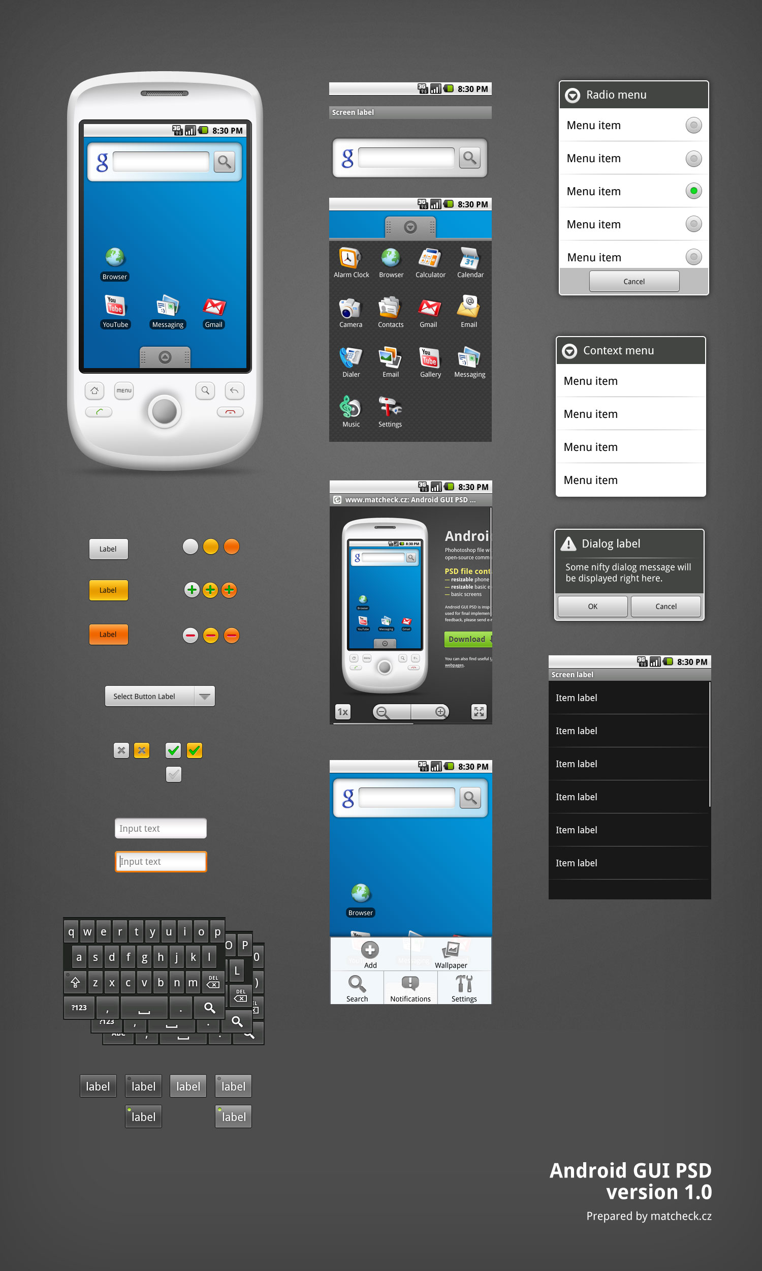 1500x2500 Android Gui Psd Vector Kit Smashing Magazine