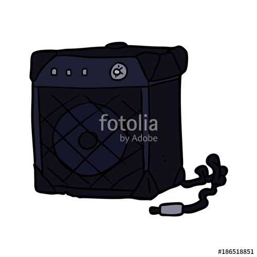 500x500 Cartoon Electric Guitar Amp Stock Image And Royalty Free Vector