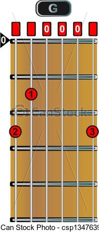 201x470 Guitar Neck Eps Vectors