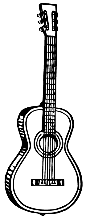 279x709 Free Vector Art Guitar Images From