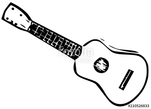 500x364 Guitar Vector Art Retro Image Stock Image And Royalty Free Vector