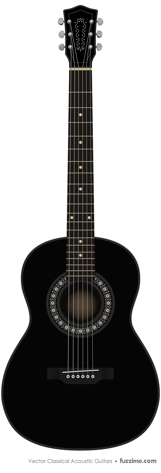 550x1610 Free Vector Classical Acoustic Guitars Fuzzimo