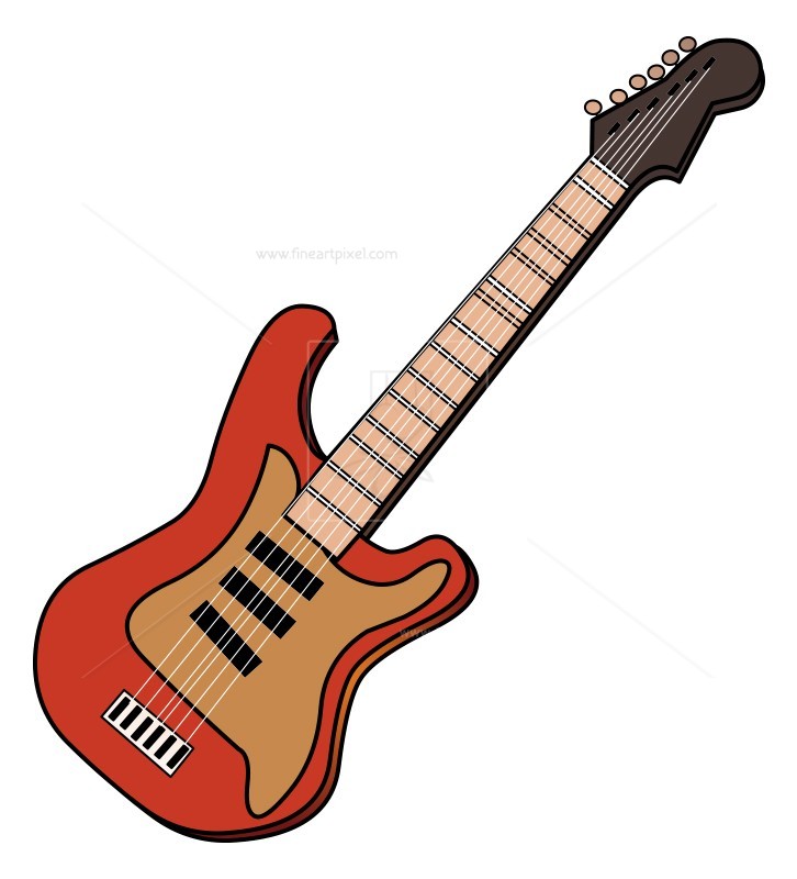 726x800 Guitar Vector Free Vectors, Illustrations, Graphics, Clipart