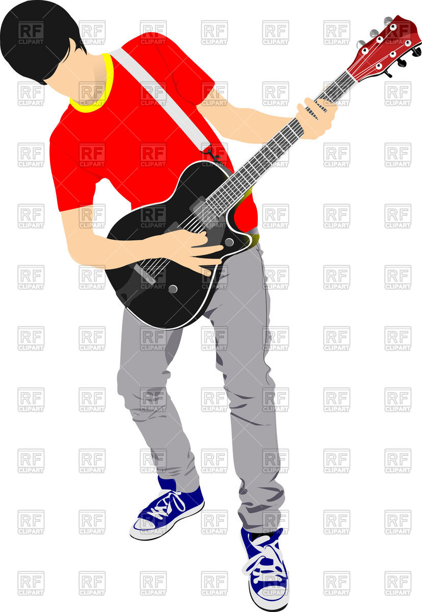 828x1200 Man Playing Guitar Vector Image Vector Artwork Of People