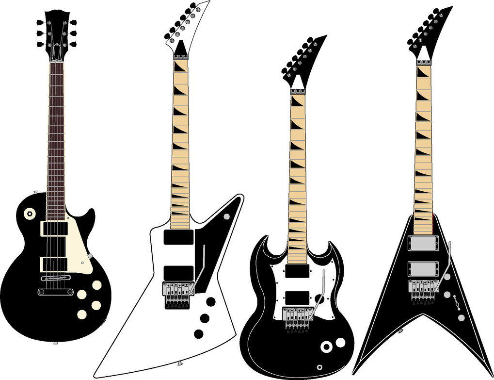 1019x783 Guitar Vector 10 An Images Hub