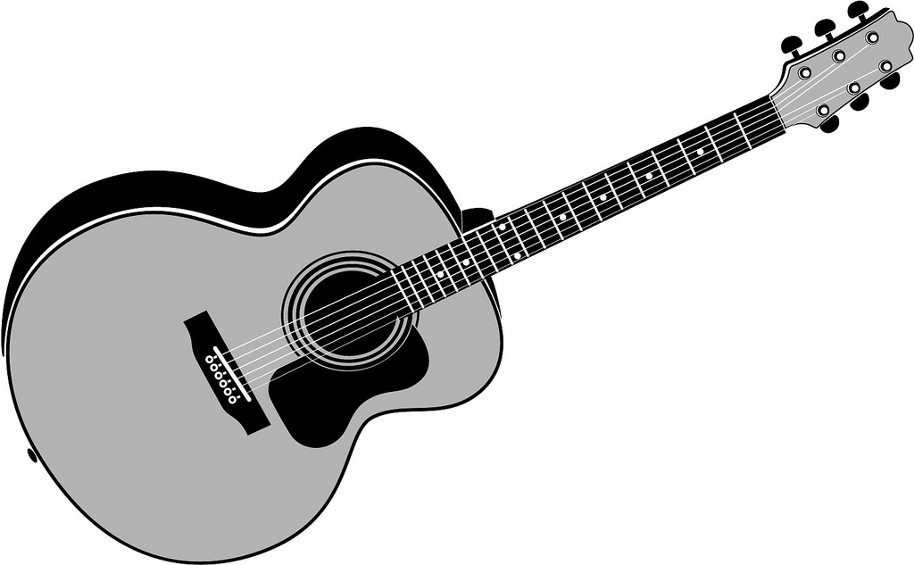1024x633 Acoustic Guitar Vector Image If You Want To Use This