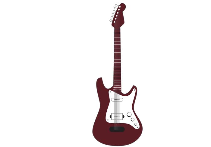 700x490 Free Guitar Vector