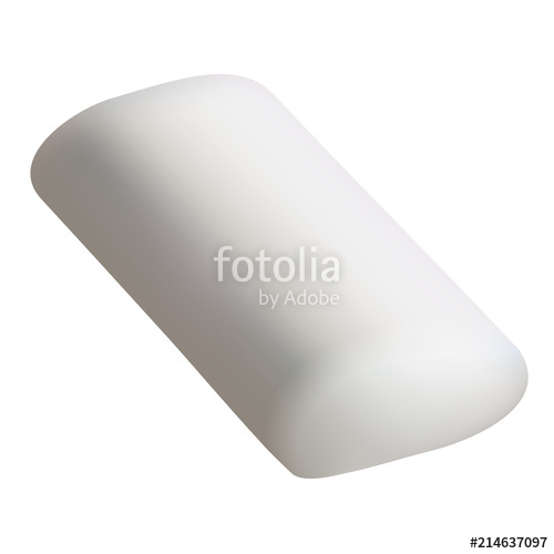 500x500 Mint Chewing Gum Mockup. Realistic Illustration Of Mint Chewing