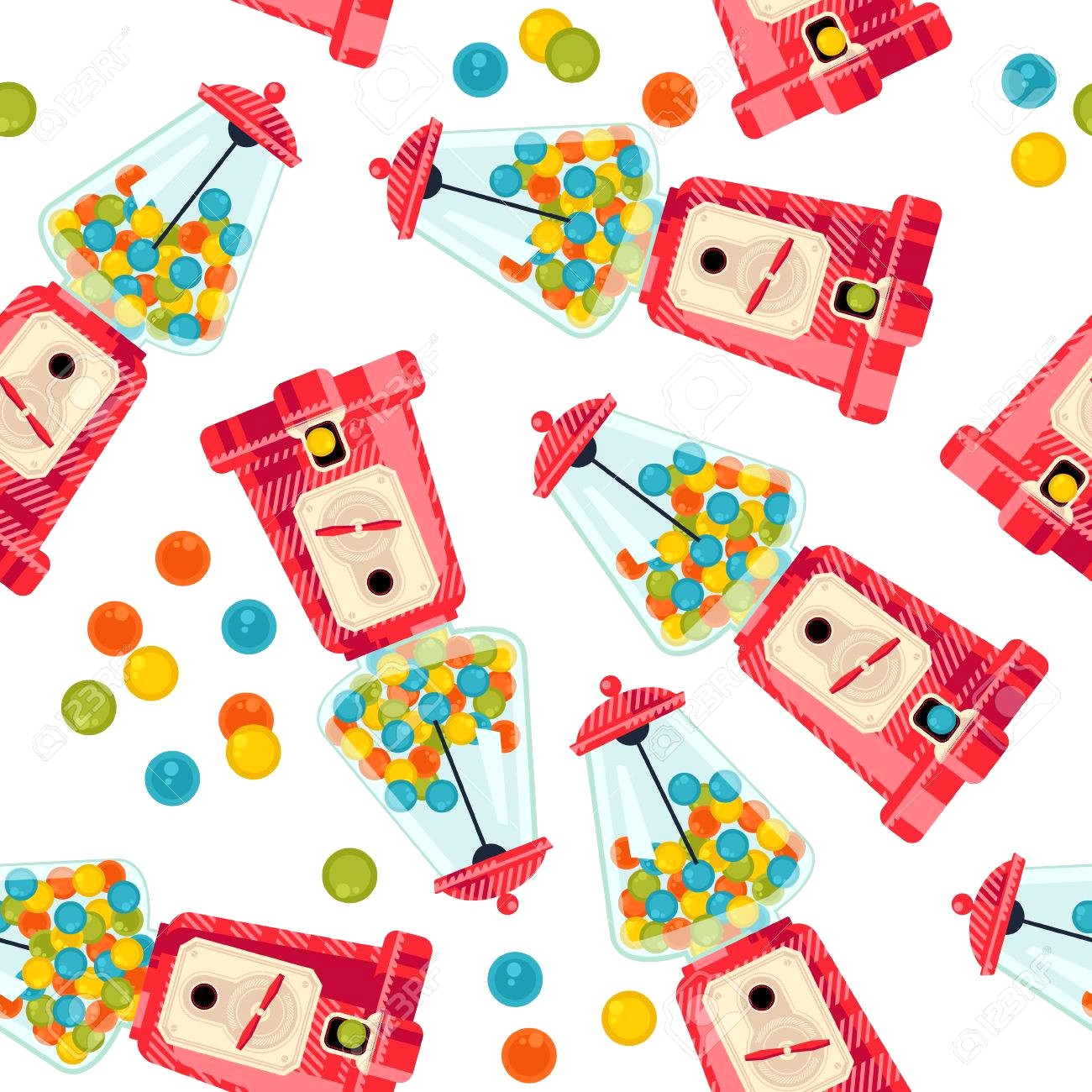 1300x1300 60554002 Gumball Machine Seamless Background Pattern Vector